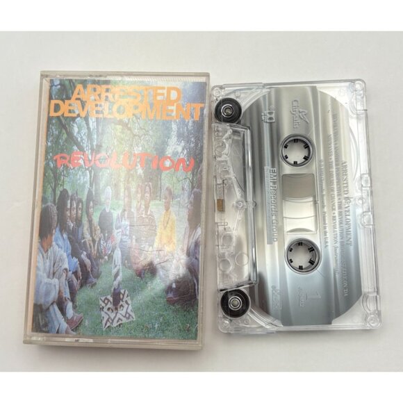 Arrested Development Revolution Cassette Tape From Malcolm X 1992 Rap Hip Hop - Picture 3 of 6